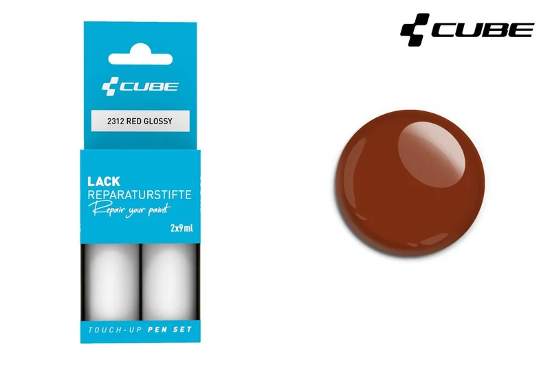 Cube touch-up pen set RED glossy 2312