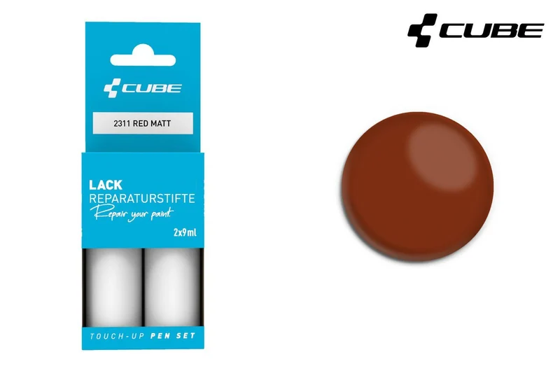 Cube touch-up pen set RED matt 2311