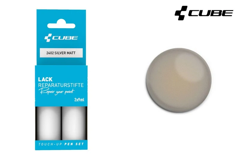 Cube touch-up pen set SILVER matt 2402
