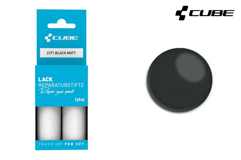 Cube touch-up pen set BLACK matt 2371
