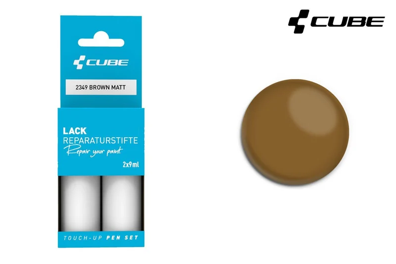Cube touch-up pen set BROWN matt 2349