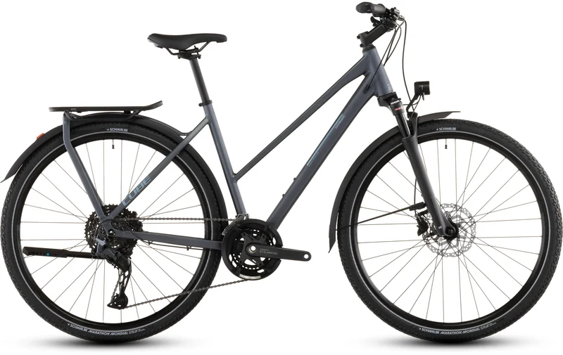 Cube Kathmandu EXC metallic grey´n´chrome Trapeze 2026