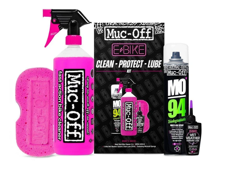 Muc Off E-Bike Clean, Protect & Lube Kit (Wet Lube Version)