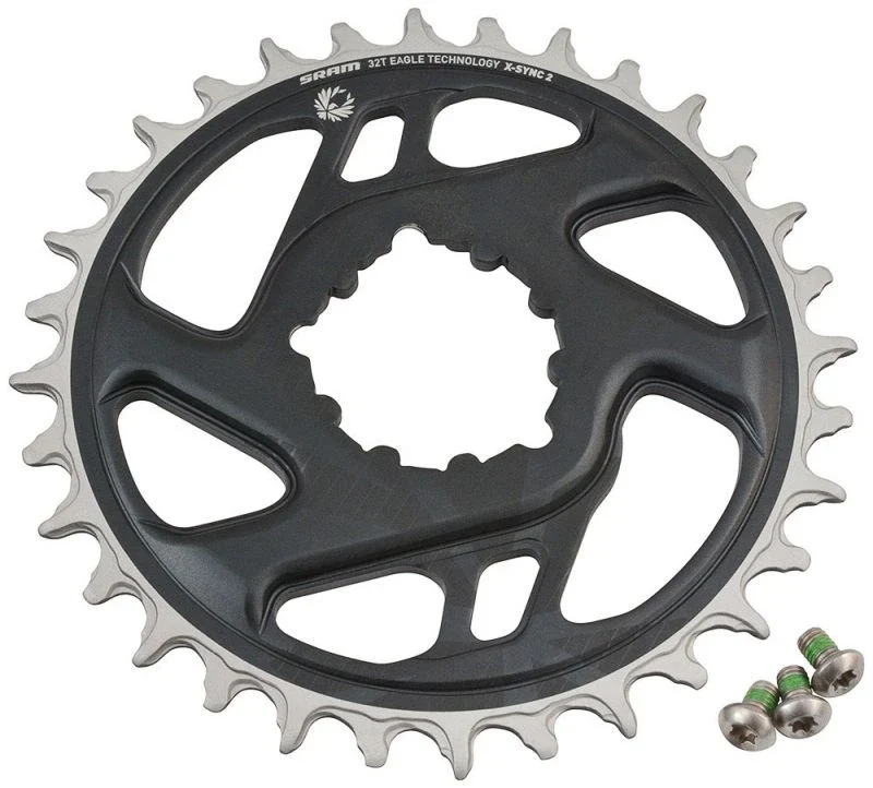 SRAM X-Sync Eagle 2 30T chainring, aluminum, grey, 3mm offset