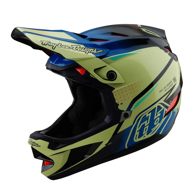 Troy Lee Designs D4 Carbon MIPS Helmet Drip