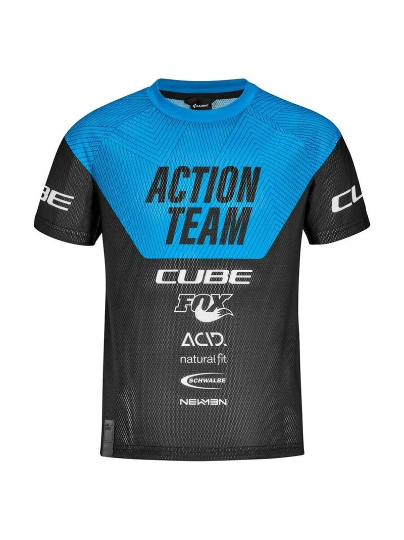 Cube JUNIOR short jersey X Actionteam