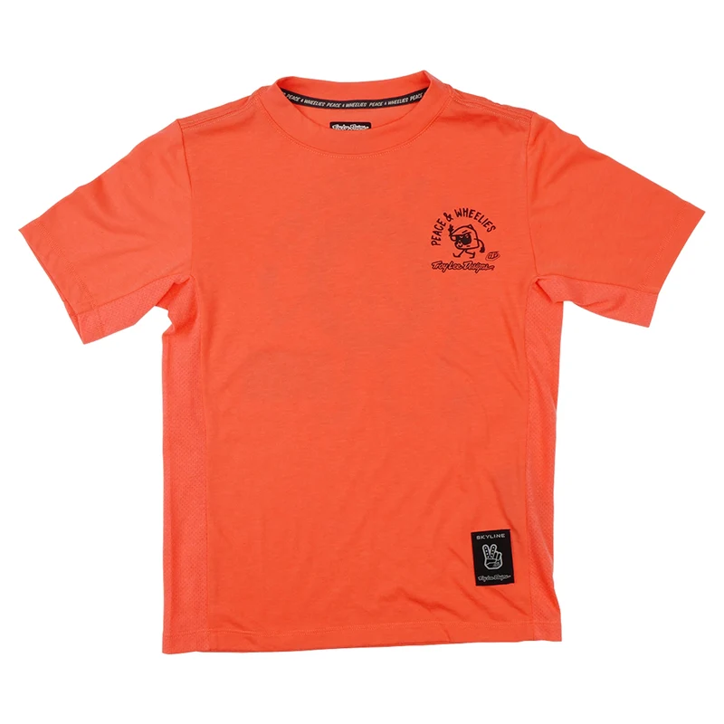 Troy Lee Designs Youth Skyline Ride SS Tee P&W