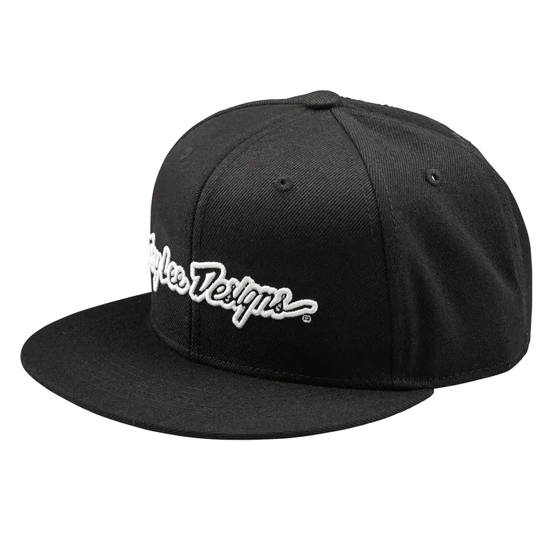 Troy Lee Designs Flat Bill Snapback Cap Signature