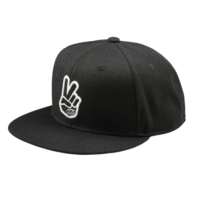 Troy Lee Designs Flat Bill Snapback Cap Peace