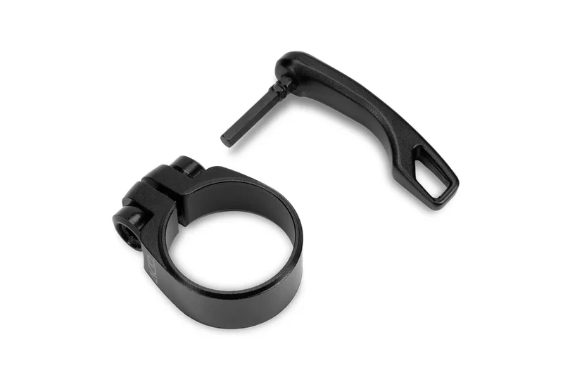 Acid saddle clamp with integrated tool