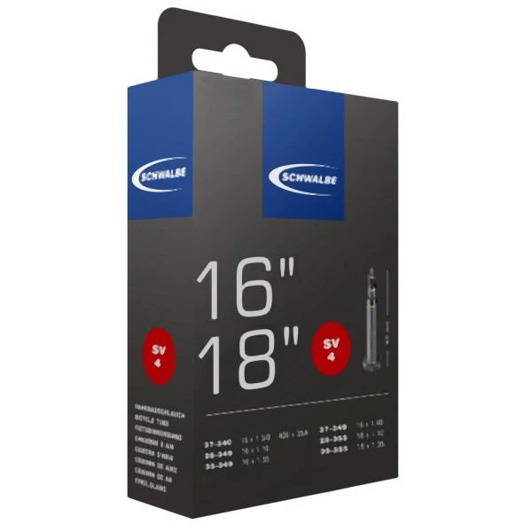 Schwalbe bicycle tube SV4 16"/18"