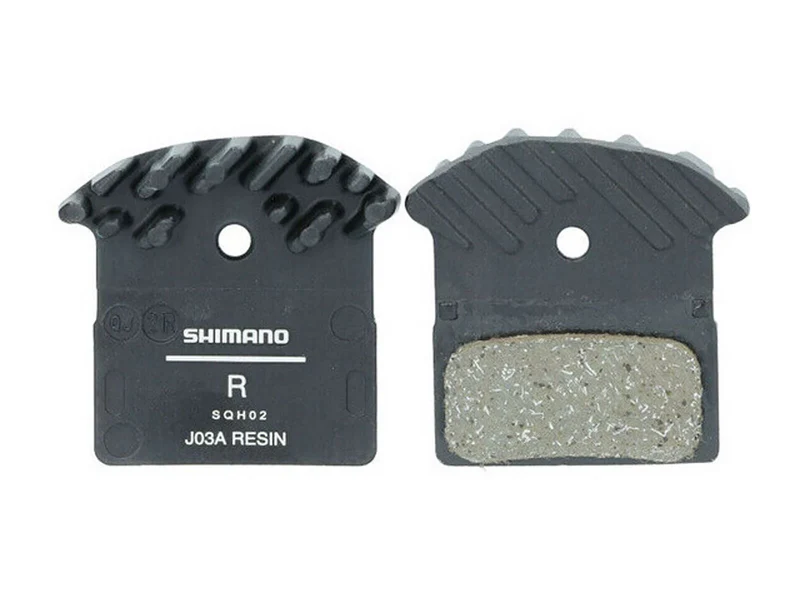 Shimano disc brake pad J03A Resin Type J cooling fins
