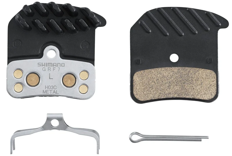 Shimano disc brake pad H03C-MF sintered steel carrier