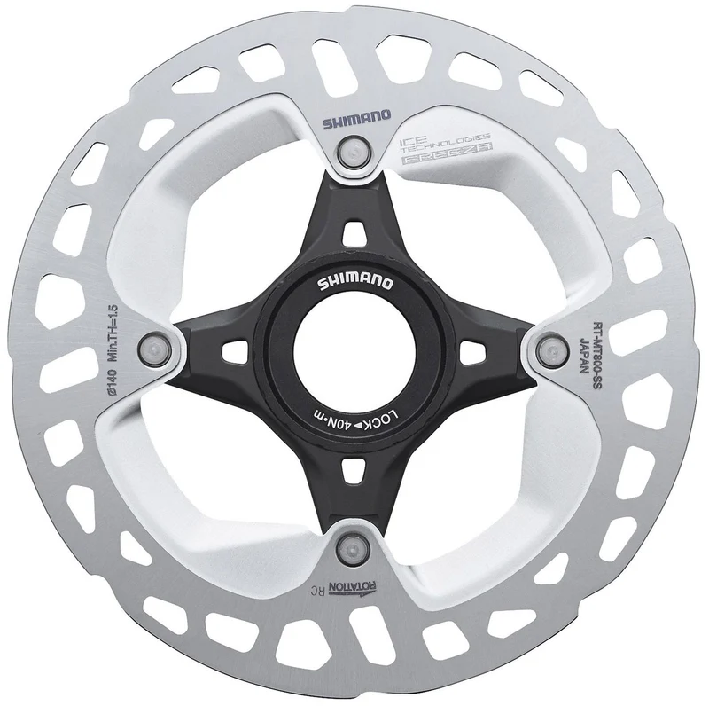 Shimano brake disc RT-MT800 Ice-Tech Center-Lock 203 mm