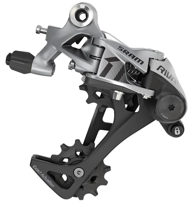 SRAM Rival 1 Type 3.0 long cage rear derailleur / 42T