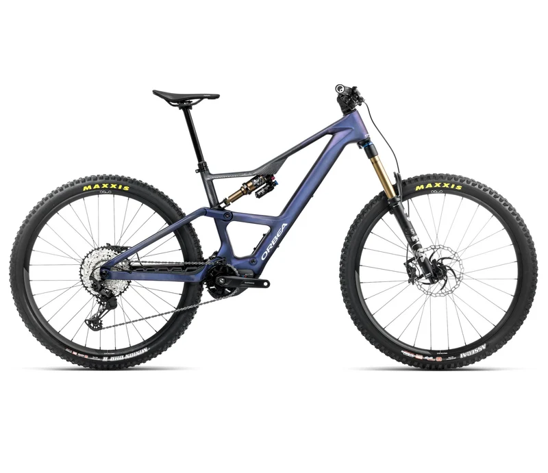Orbea RISE LT M10 630W Tanzanite Carbon View - Carbon Raw