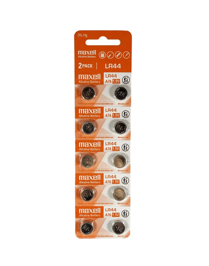 Maxell button cell alkaline LR44