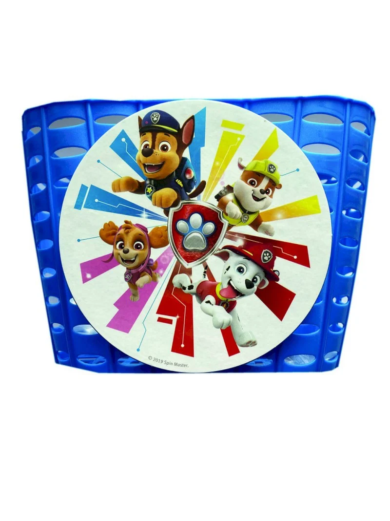 Bike Fashion plastic children's basket "Paw Patrol"