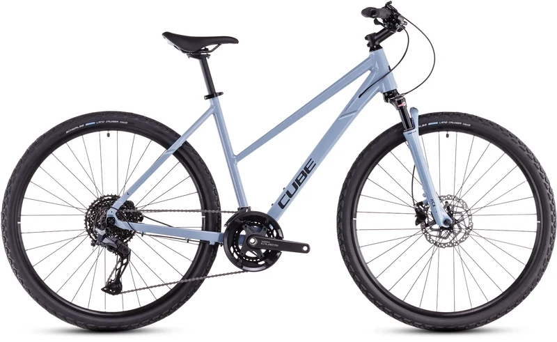 Cube Nature EXC pigeonblue´n´black Trapeze 2025