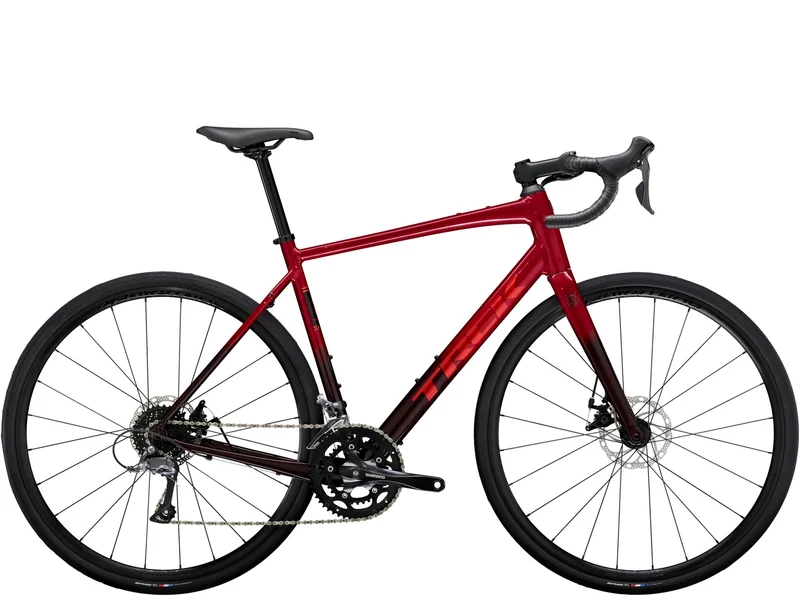 Trek Domane AL 2 Crimson to Dark Carmine Fade