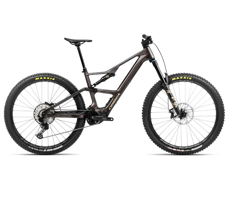 Orbea Rise LT M20 630W Cosmic Carbon View - Golden