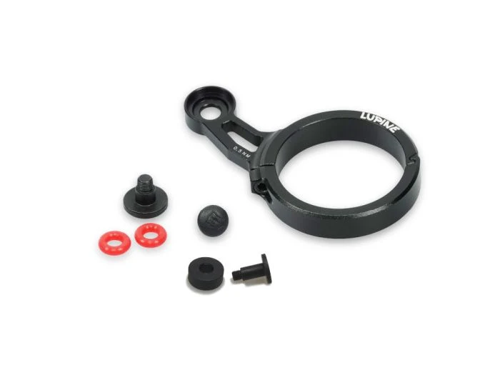 Lumos LUPINE handlebar holder aluminum one-sided for SL headlight.