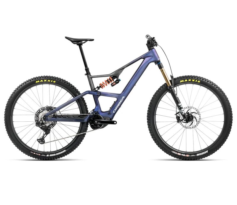 Orbea RISE LT M-TEAM 420W Tanzanite Carbon View - Carbon Raw