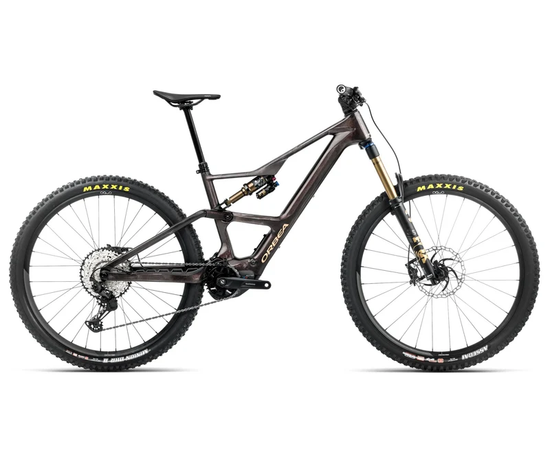 Orbea RISE LT M10 630W Cosmic Carbon View - Golden Sand