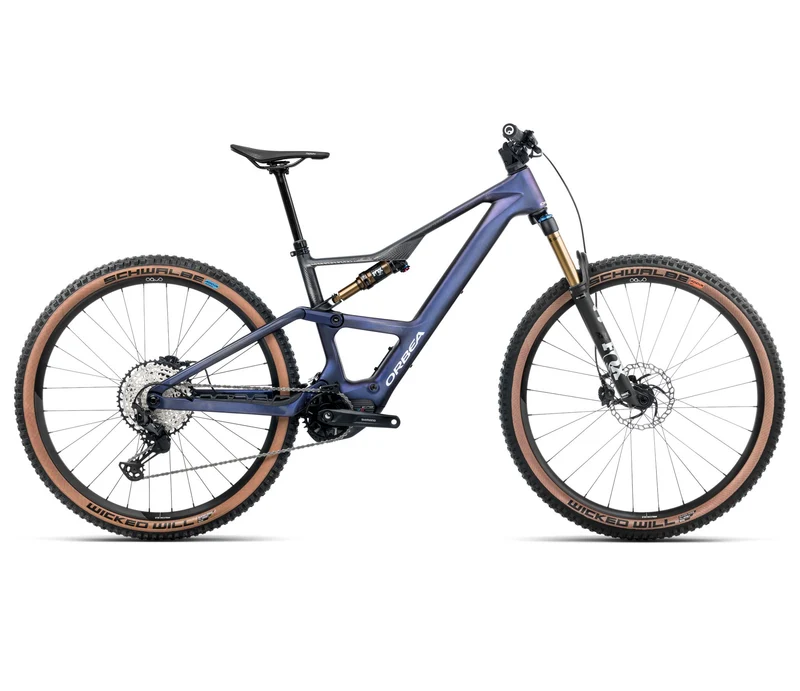 Orbea RISE SL M10 420W Tanzanite Carbon View - Carbon Raw
