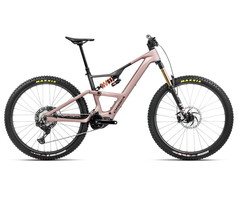 Orbea RISE LT M-TEAM 630W Desert Rose - Carbon Raw
