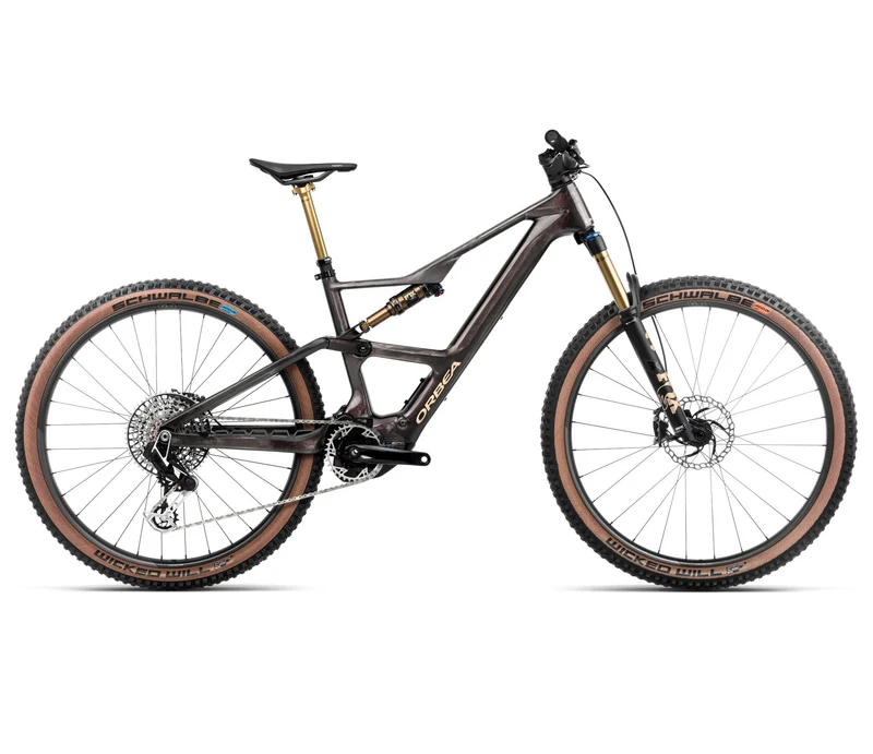 Orbea RISE SL M-LTD 630W Cosmic Carbon View - Golden Sand