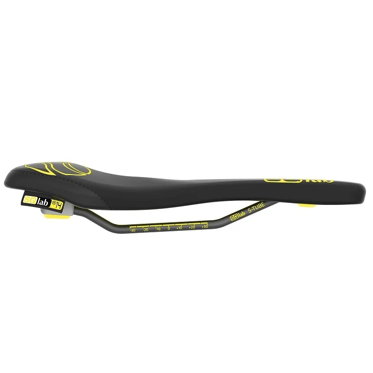 SQ-lab saddle 611 Ergow.acti. 15 cm ltd. Fl.Yellow S-Tube