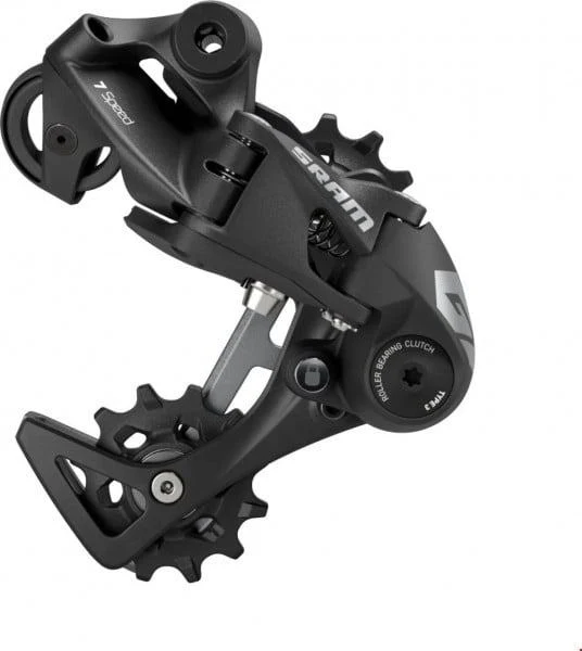 SRAM rear derailleur GX DH 7-speed, black, medium cage