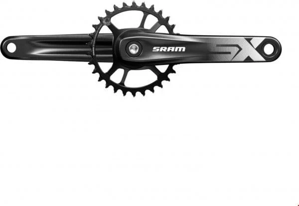 SRAM crankset SX Eagle 170mm, 32T DM, black without Powerspline bottom bracket, Boost