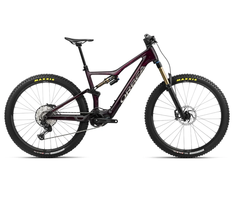 Orbea RISE M10 Wine Red Carbon View - Titanium