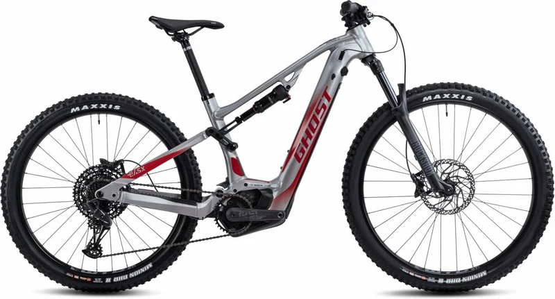 GHOST E-ASX 130 UNIVERSAL GRAY 2/RIOT RED - MATT/GLOSSY