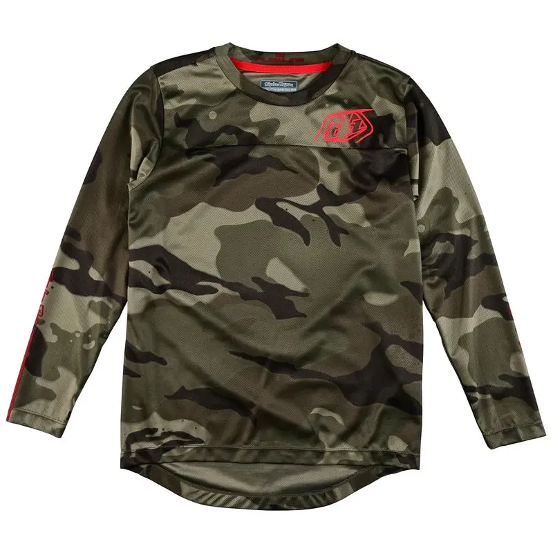 Troy Lee Designs Flowline LS Jersey Youth Spray