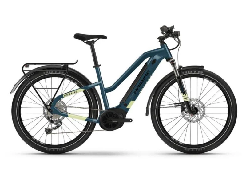 Haibike Trekking 5 Lowstandover blue/canary