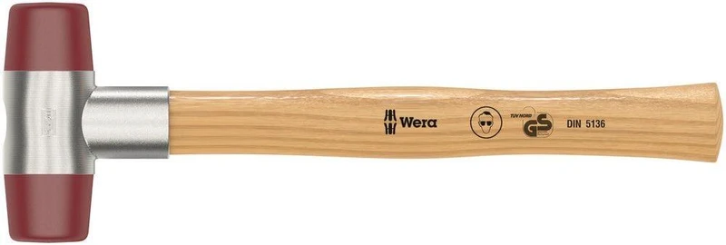 Wera 102 soft-faced hammers with uretan heads, # 5 x 41 mm