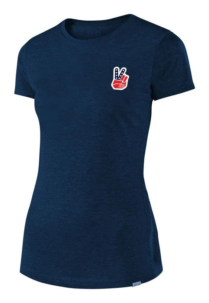 Troy Lee Designs Women Peace & Wheelies Tee