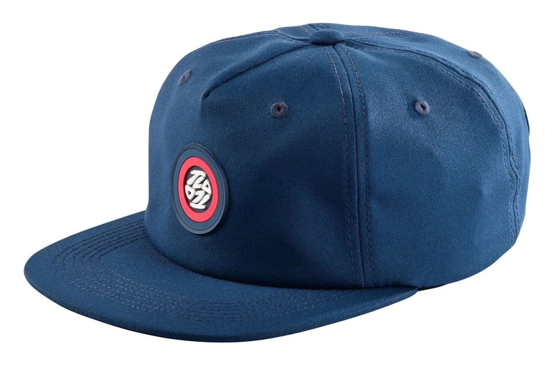 Troy Lee Designs Unstructured Snapback Cap Spun slate blue