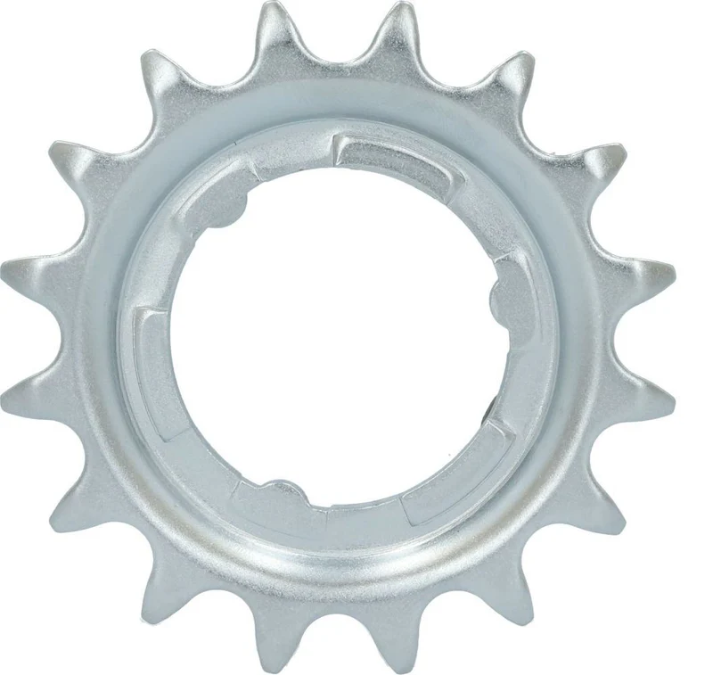 Shimano sprocket for gear hubs silver