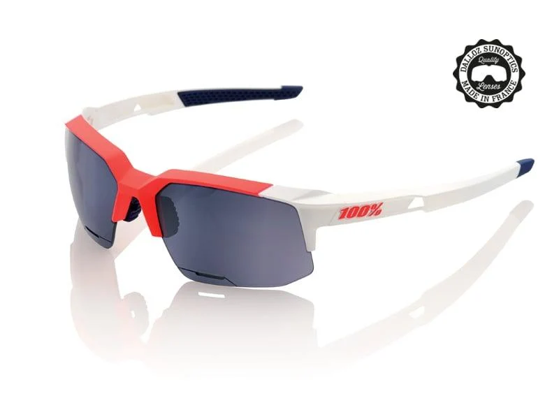 100% Speedcoupe sports glasses - Smoke Lense 2018 Soft Tact Gamma Ray