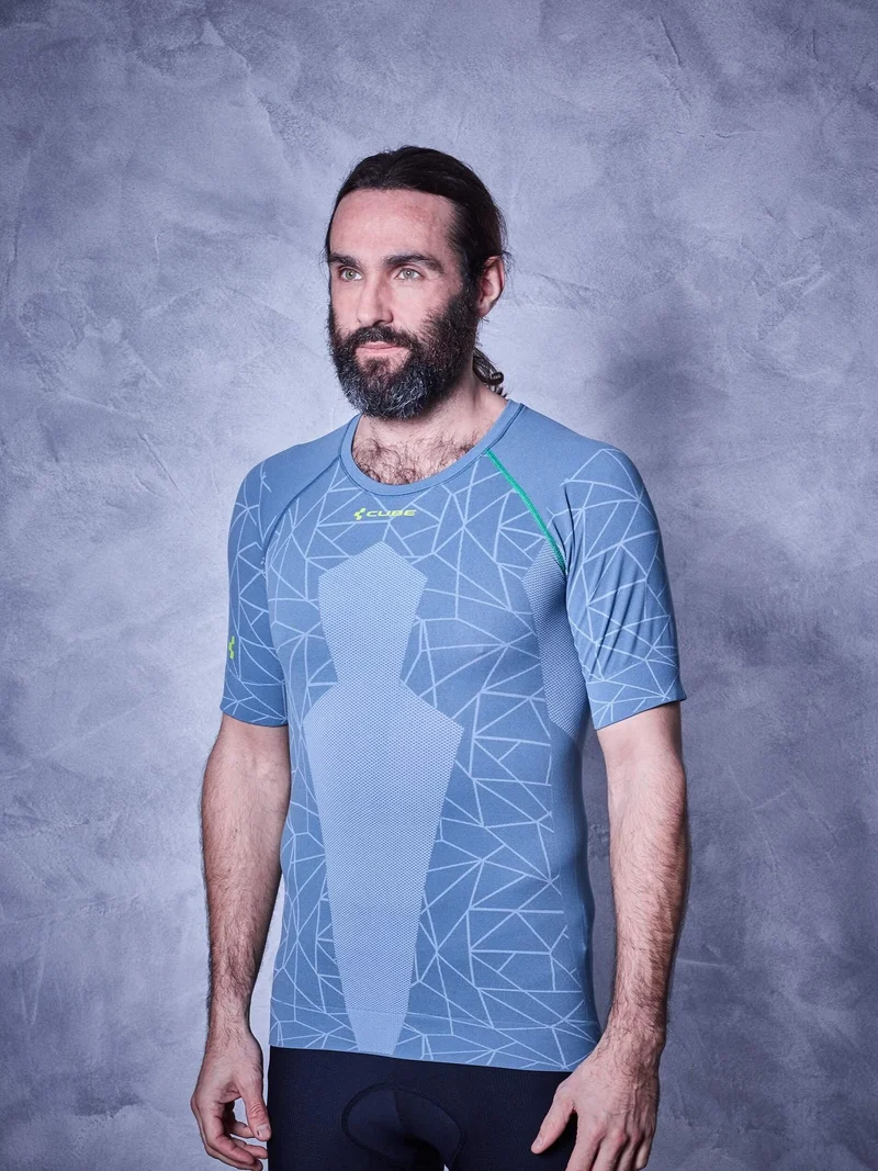 Cube functional undershirt short sleeve Race Be Cool