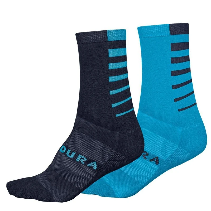 Endura Coolmax Stripe Socks (double pack)