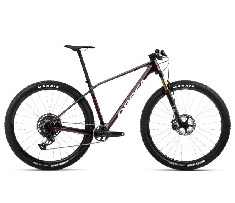 Orbea ALMA M PRO Wine Red Carbon View - Carbon Raw