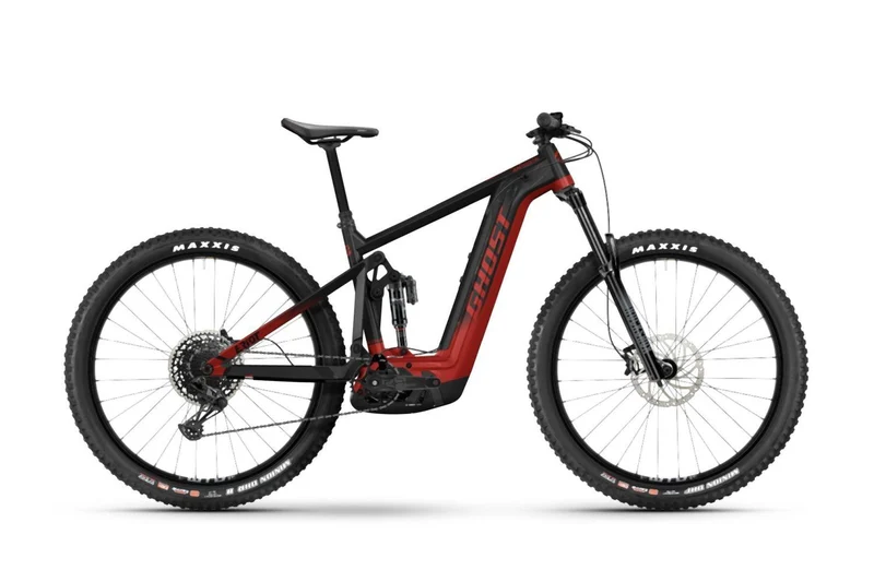 Ghost E-Riot AM Essential black/pearl red - glossy
