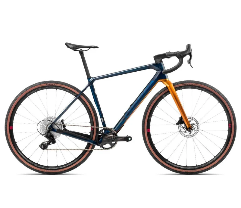Orbea TERRA M22TEAM 1X Blue Carbon View-Leo Orange