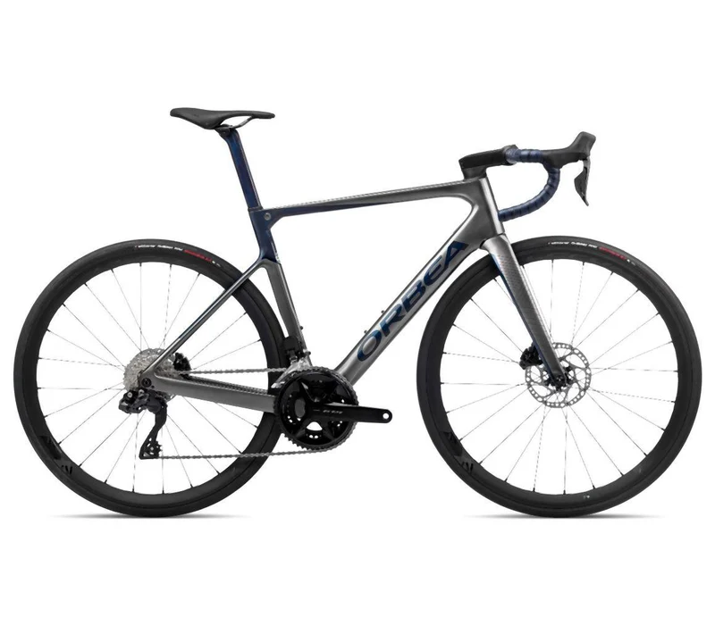 Orbea ORCA M30iLTD PWR Glitter Anthracite - Blue Carbon View