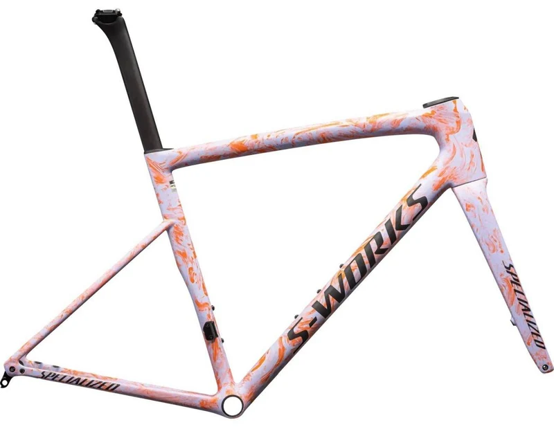 Specialized TARMAC SL8 S-Works FRAMESET SATIN POWDER INDIGO / AMBER GLOW STRATA / OBSIDIAN